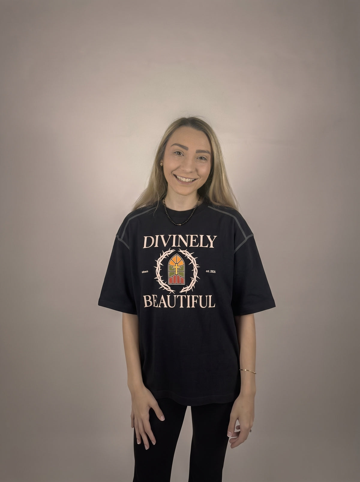 "Divinely Beautiful" Tee (Black)