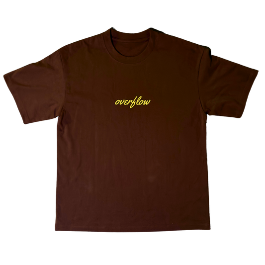 "Overflow" Tee (Brown)