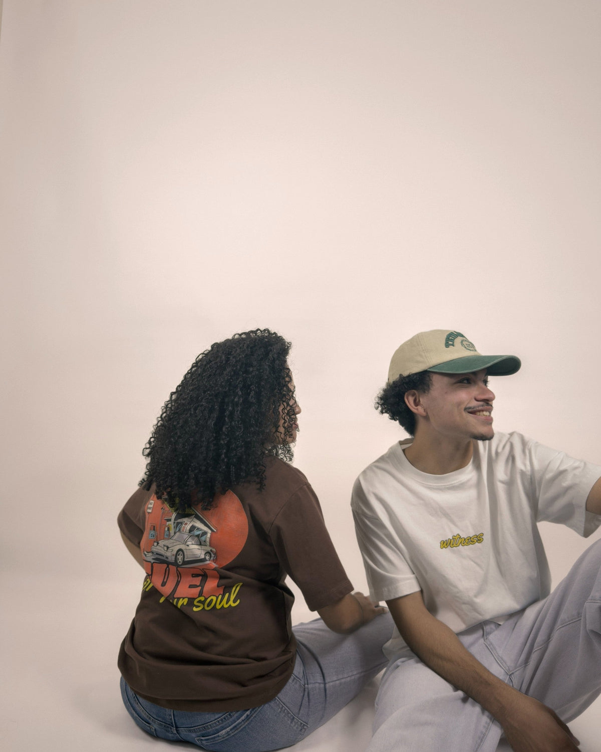 Fuel For Your Soul Christian tee in brown, back print